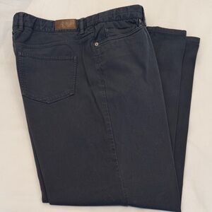 Men’s Peter Millar gray blue jean like pants, EUC, size 38